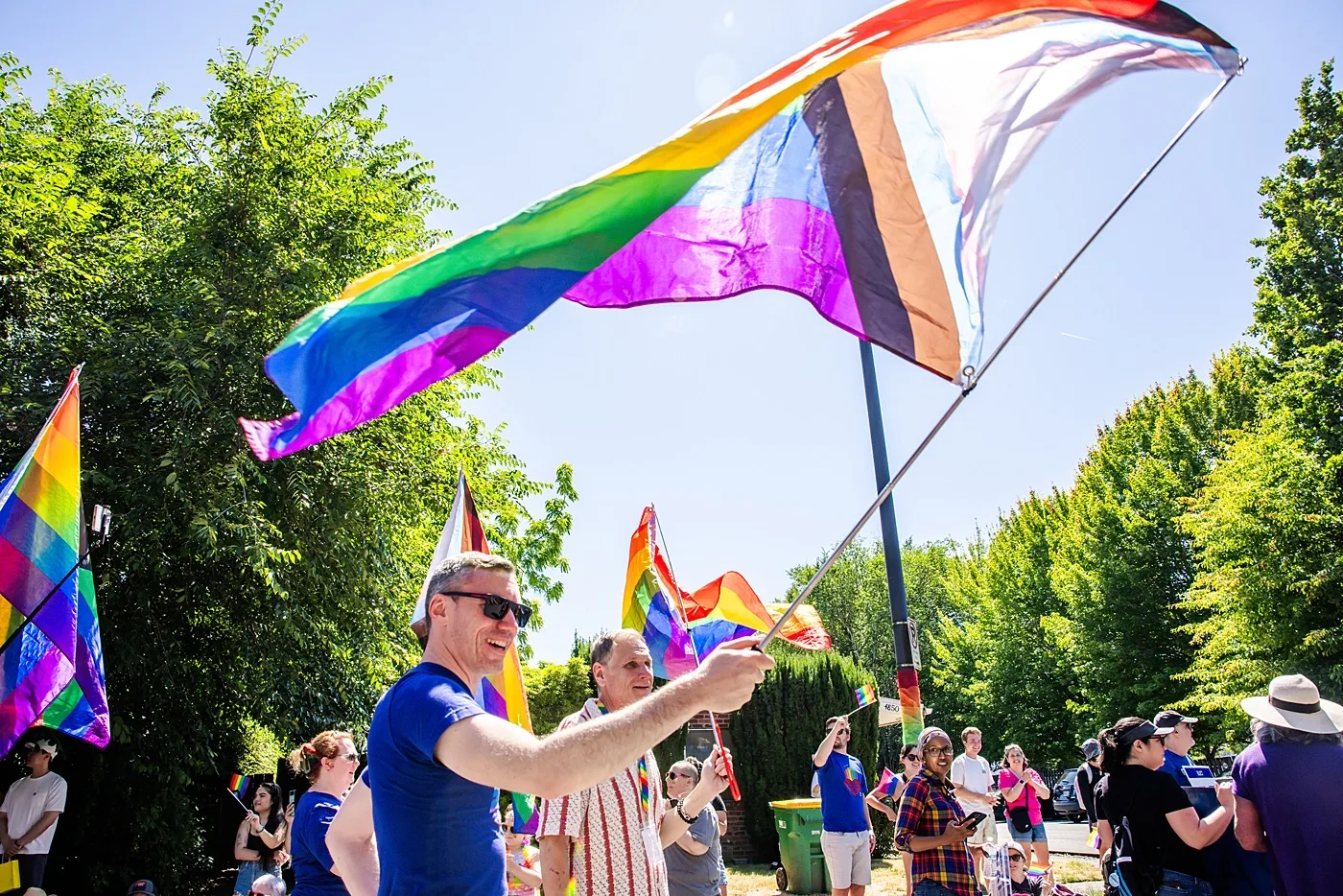 parade progress flag