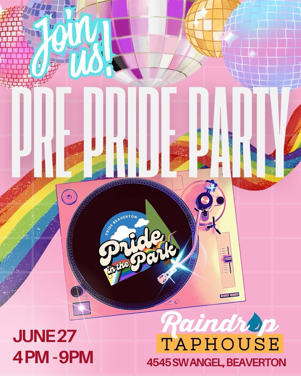 pre pride party june 27 2026