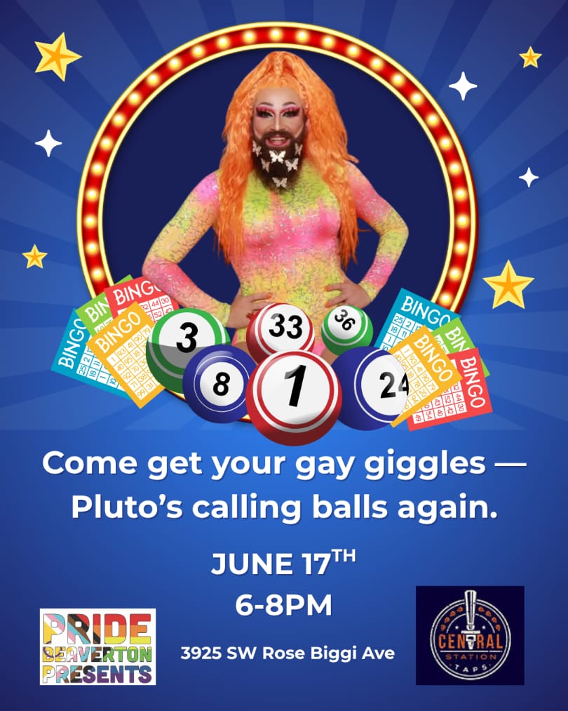 pride beaverton presents the queen pluto 1