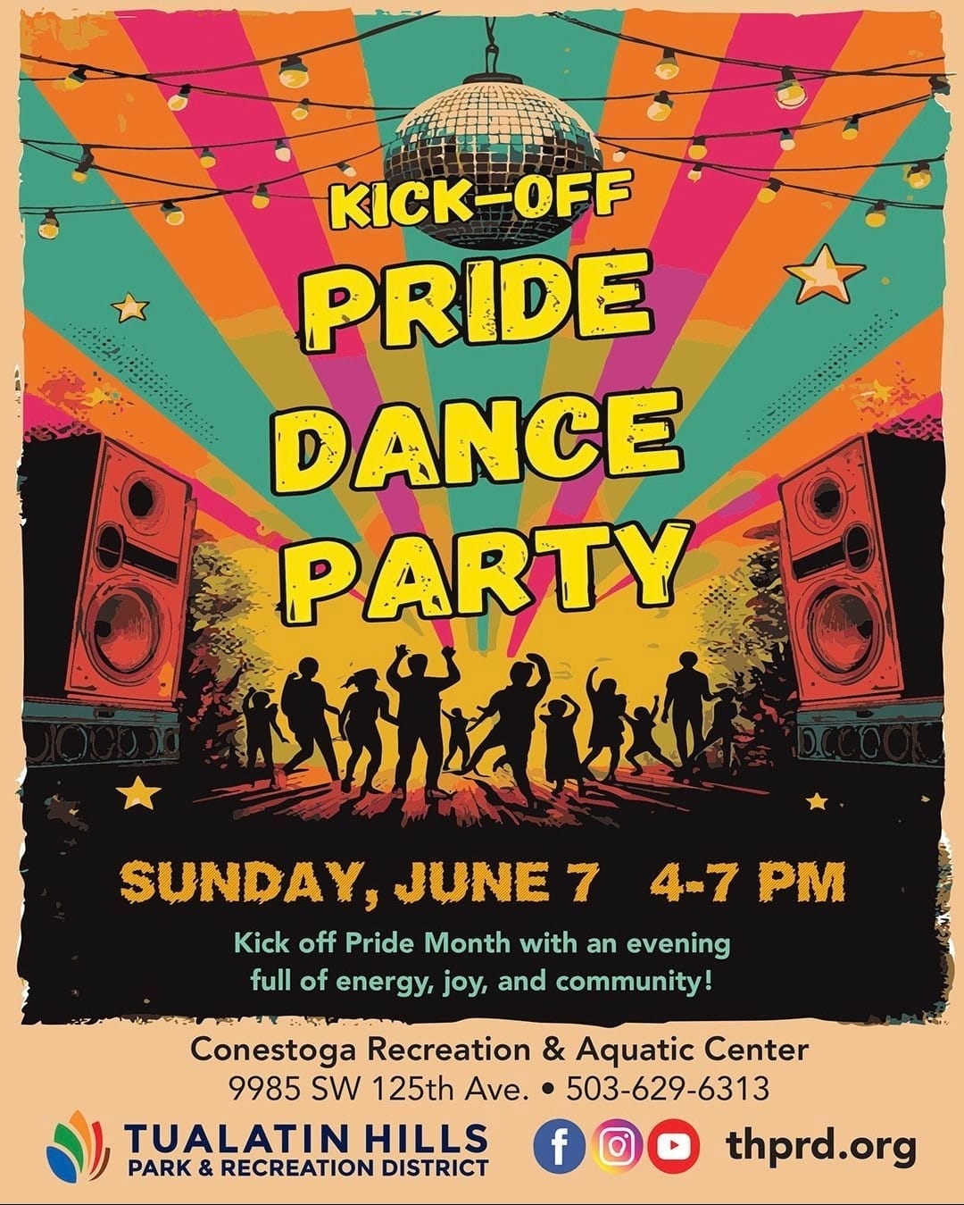 kick off pride dance party june 7 2026