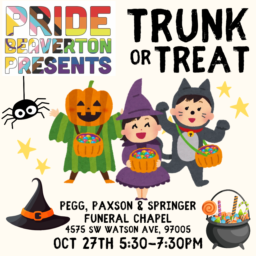 trunk or treat 2026 beaverton pride